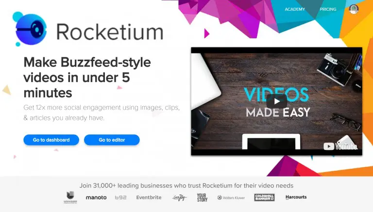 Rocketium - Cloud Video Maker