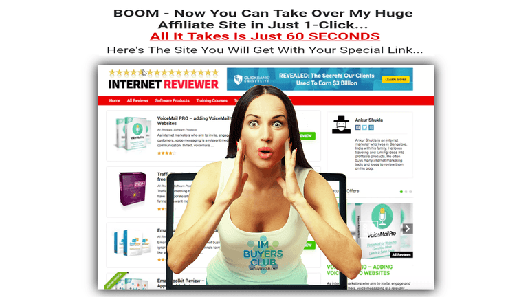 1-Click Affiliate Site