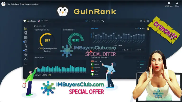 GuinRank seo content optimization tool