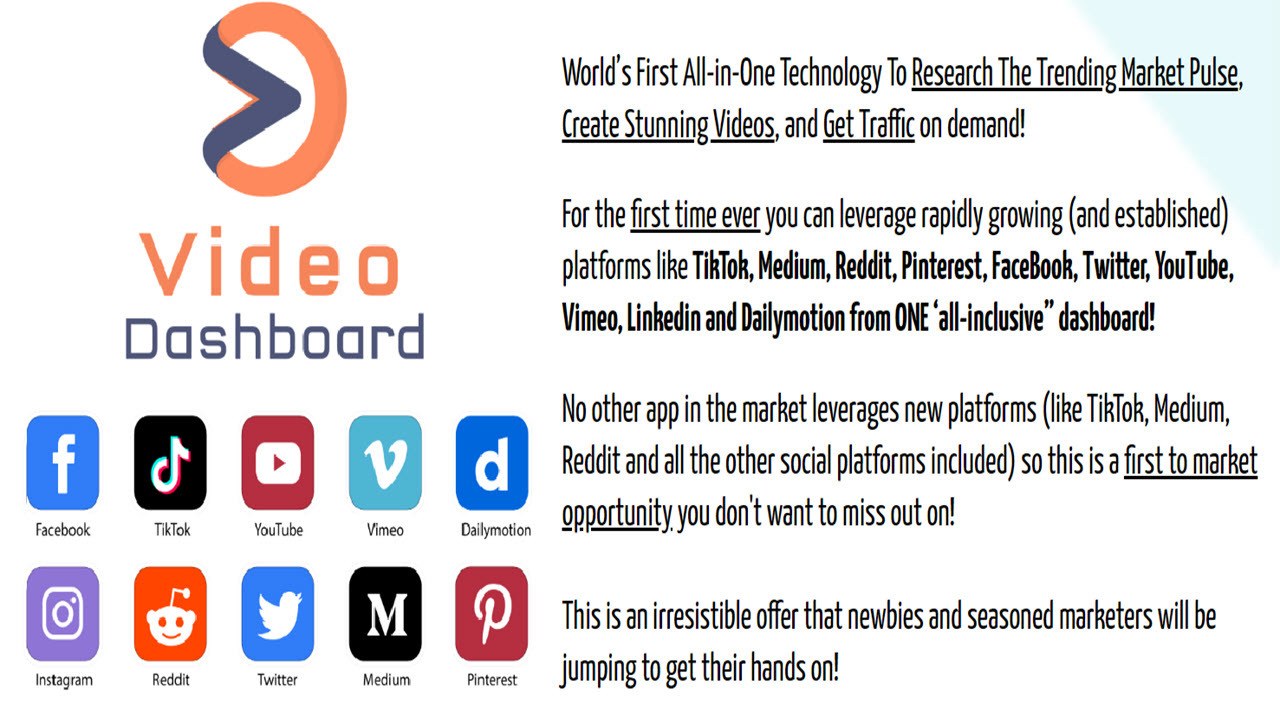 Video Dashboard