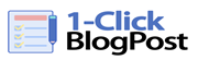 1-click blog post logo