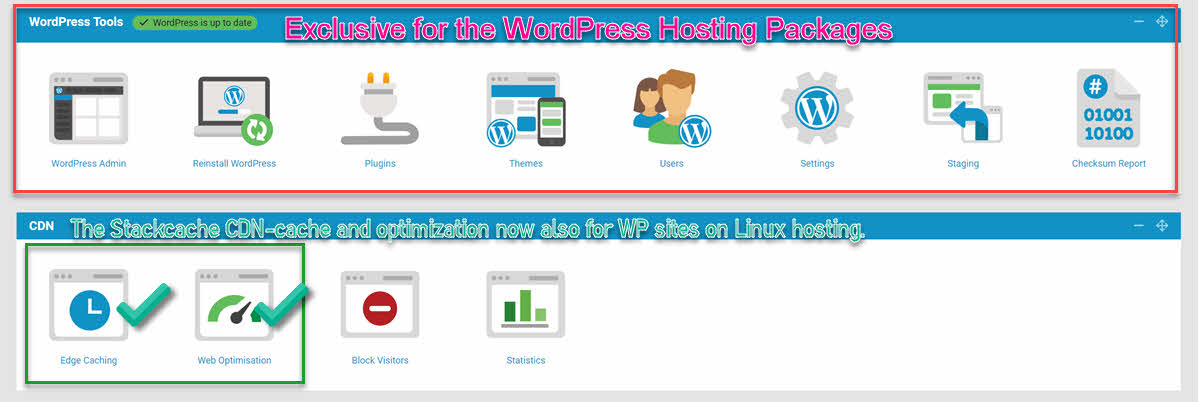 Difference WP- and Linux- hosting packages