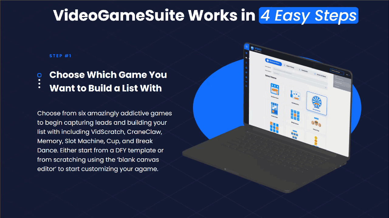 VideoGameSuite 4 easy stepsgif