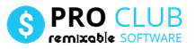 Pro.Club remixable software logo
