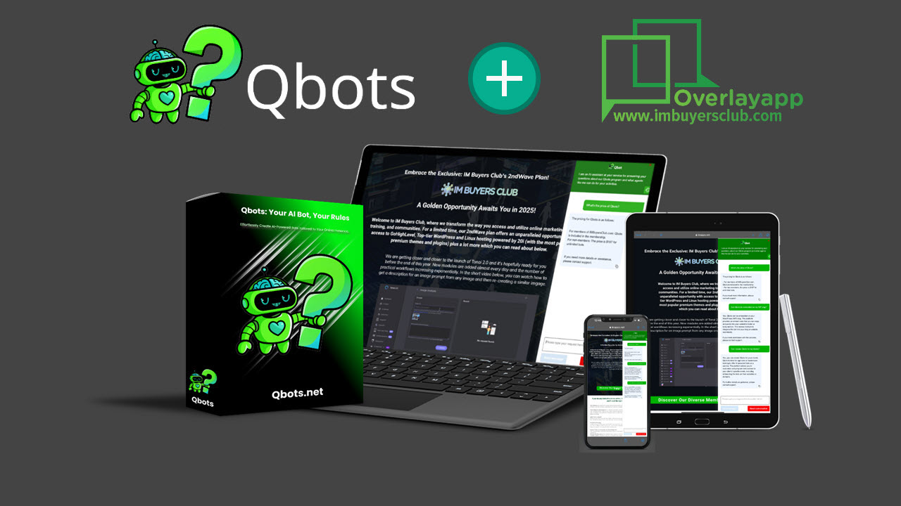 Qbots plus OverlayApp
